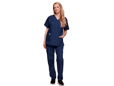 Cherokee V-neck top - Originals - femei S - albastru navy