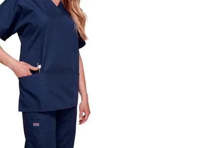 Cherokee V-neck top Originals - femeie M - albastru închis