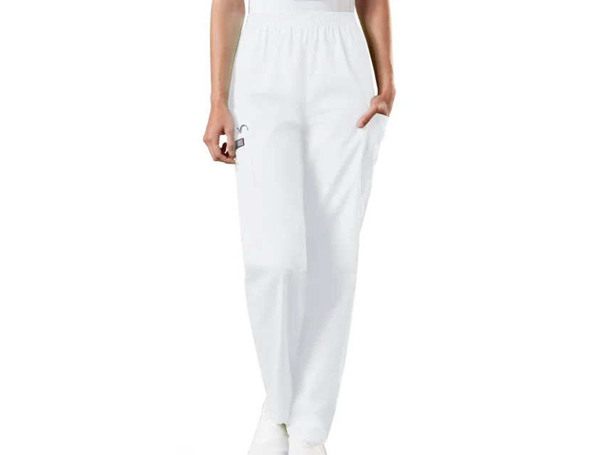 Pantaloni Cherokee Originals - femeie XXS - alb