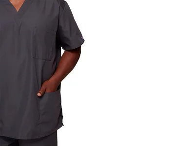Bluză V-neck CHEROKEE ORIGINALS - unisex M - pewter