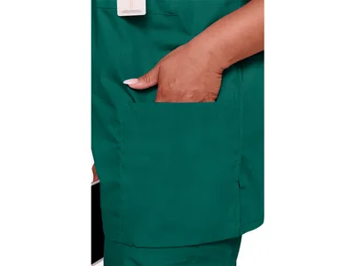 CHEROKEE V-NECK TOP ORIGINALS - unisex S - hunter green