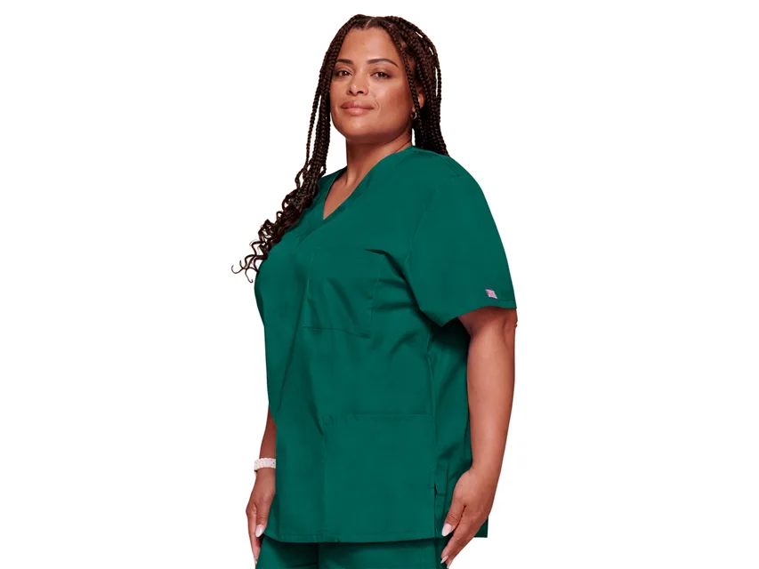 CHEROKEE V-NECK TOP ORIGINALS - unisex XXL - hunter green