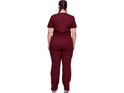 CHEROKEE MOCK WRAP TOP REVOLUTION - woman XS - wine