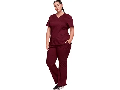 CHEROKEE MOCK WRAP TOP REVOLUTION - woman XS - wine