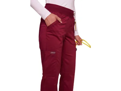 Pantaloni Cherokee cu talie elastică - Revolution - femei XS - wine