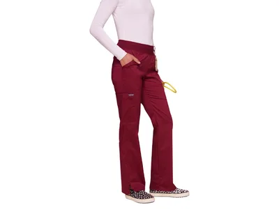 Pantaloni Cherokee cu elastic - Revolution - damă S - vișiniu