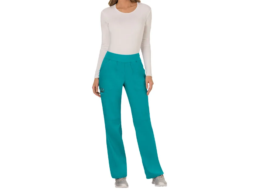Pantaloni Cherokee cu elastic - Revolution - femeie XXS - albastru turcoaz