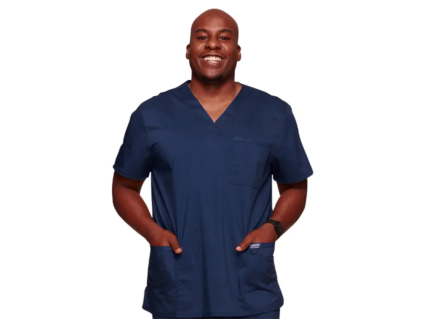 Cherokee V-neck top - Revolution - bărbați L - albastru navy