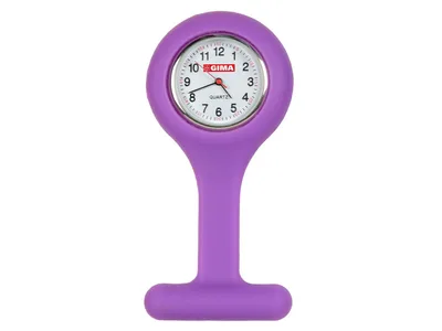 Ceas de asistență medicală - rotund - violet