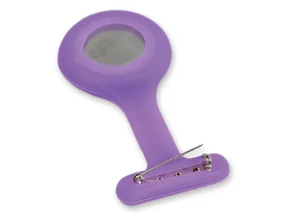 Ceas de asistență medicală - rotund - violet