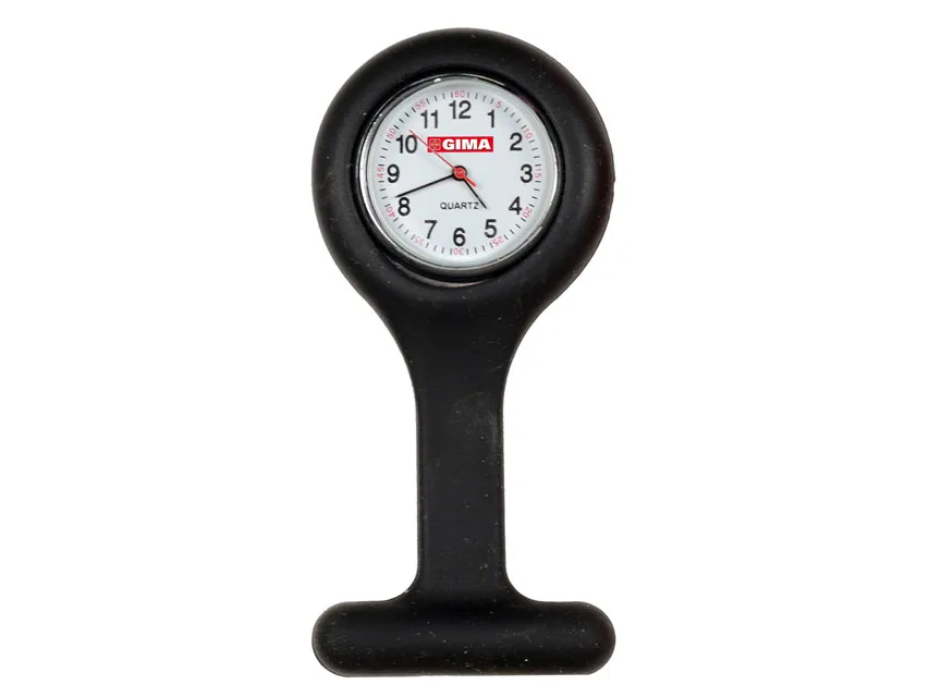 Ceas pentru asistente din silicon - rotund - negru