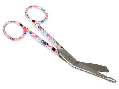 Foarfece bandaje inox - bubbles fantasy - 14 cm