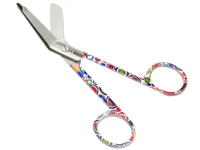 Foarfece bandaje inox - bubbles fantasy - 14 cm