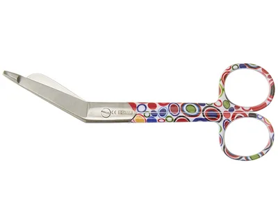 Foarfece bandaje inox - bubbles fantasy - 14 cm