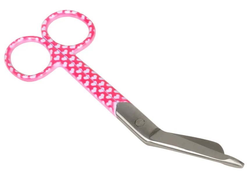Foarfece bandaje inox - hearts fantasy - 14 cm