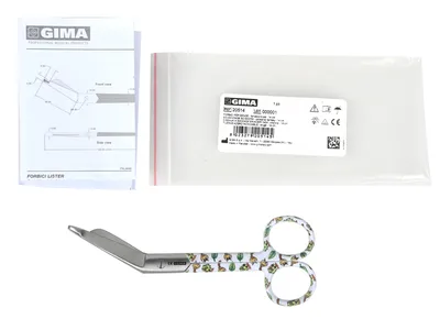 Foarfece pentru bandaje din oțel inoxidabil - caterpillar - 14 cm
