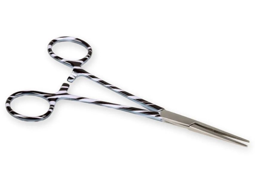 Clește artery drept din oțel inoxidabil - zebra fantasy - 16 cm