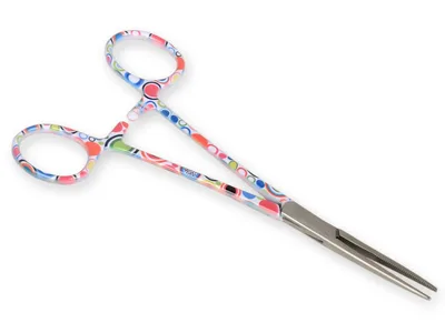 Clește arteial drept din oțel inoxidabil - bubbles fantasy - 16 cm
