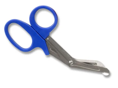 Foarfece din oțel inoxidabil pentru uz general și bandaje 6.5" - 16.5 cm - albastru