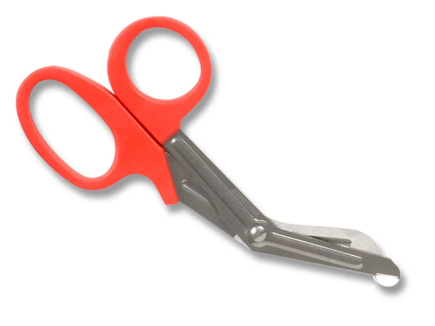 Foarfece utility și pensat inox 6.5" - 16.5 cm - roșu