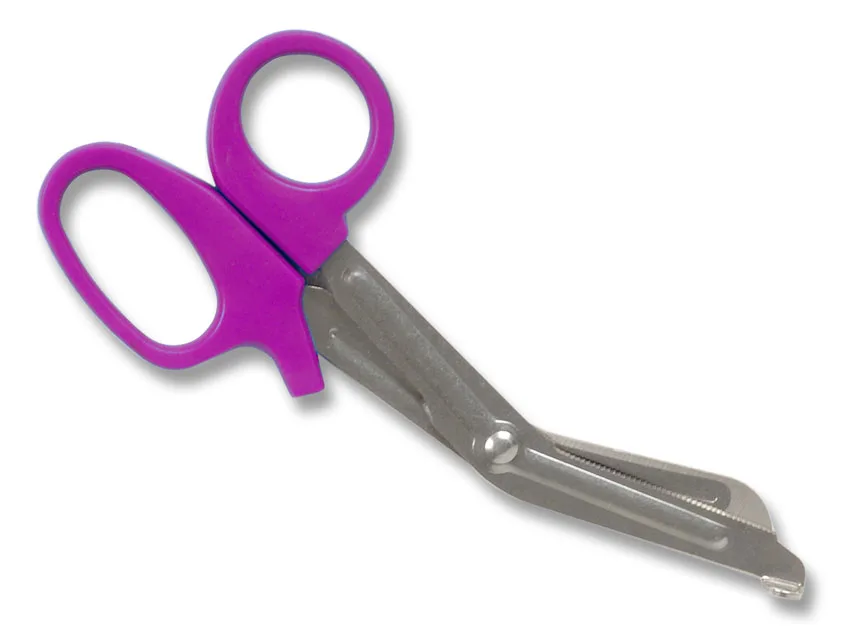 Foarfece din oțel inoxidabil pentru uz general și bandaje 6.5" - 16.5 cm - violet