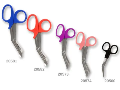 Foarfece din oțel inoxidabil pentru uz general și bandaje 6.5" - 16.5 cm - violet