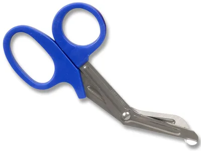 Foarfece de utilitate și bandaje din oțel inoxidabil 7.5" - 19 cm - albastru