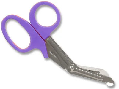 Foarfecă utilă și pentru bandaje din oțel inoxidabil 7.5" - 19 cm - violet