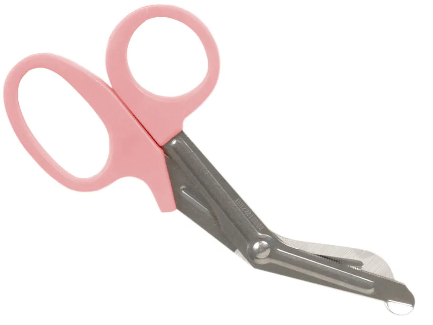 Foarfece utilitate și bandaje din oțel inoxidabil 7.5" - 19 cm - roz