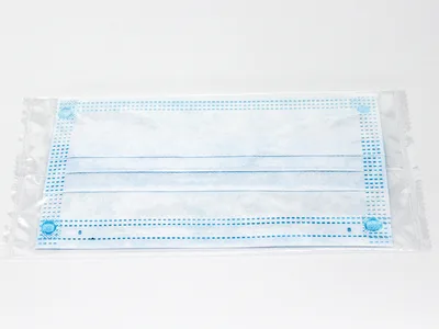 Mască chirurgicală de filtrare GISAFE 98% 3 straturi tip IIR cu elastice - pungă individuală - adult - albastru deschis - cutie