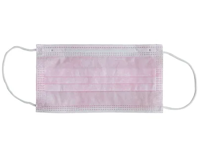 GISAFE masă chirurgicală de filtrare 98% 3 straturi tip IIR cu bucle - adult - roz - flowpack