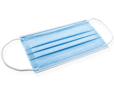 Mască chirurgicală de filtrare 98% GISAFE 3 straturi tip IIR cu elastice - adult - albastru deschis - flowpack