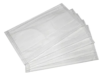 Mască chirurgicală de filtrare Gisafe 98% 3 straturi tip IIR cu elastice - adult - albă - cutie
