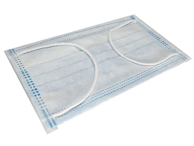 GISAFE 98% filtering surgeon mask 3 ply type IIR with loops - adult - light blue - box