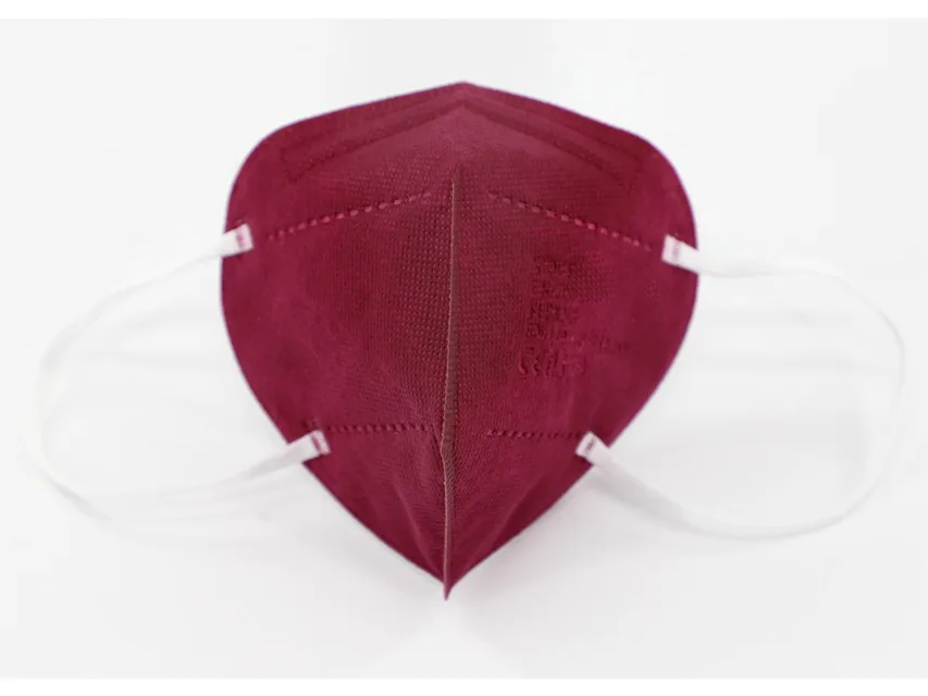 Mască de filtrare FFP2 - burgundy - GB,IT,PT,RO,CZ