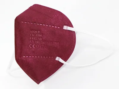 Mască de filtrare FFP2 - burgundy - GB,IT,PT,RO,CZ