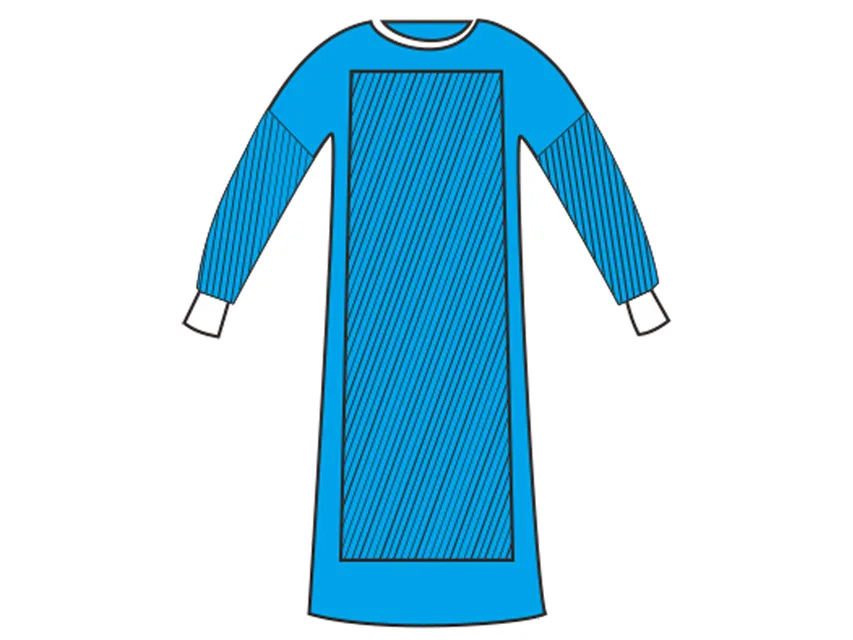 Halate chirurgicale întărite 50 g/m2 130x150 cm - mărime XL - sterile