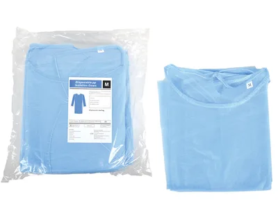 Halate de protecție jetabile 25g/m2 115x137 cm - mărimea M - non steril