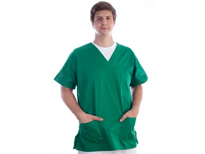 Jachetă - bumbac/poliester - unisex XS verde