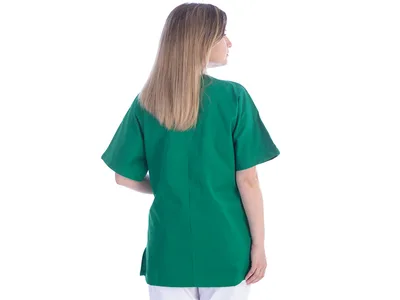 Jachetă - bumbac/poliester - unisex XL verde