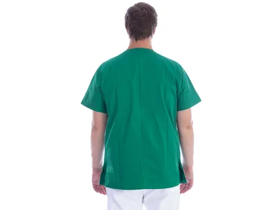 Jachetă - bumbac/poliester - unisex XL verde