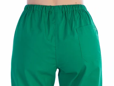 Pantaloni - bumbac/poliester - unisex XS verde