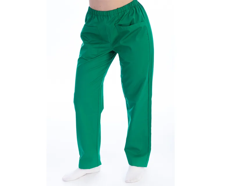Pantaloni - bumbac/poliester - unisex M verde