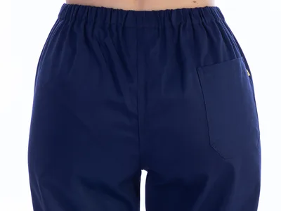 Pantaloni - bumbac/poliester - unisex XS albastru navy