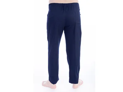 Pantaloni - bumbac/poliester - unisex M albastru navy