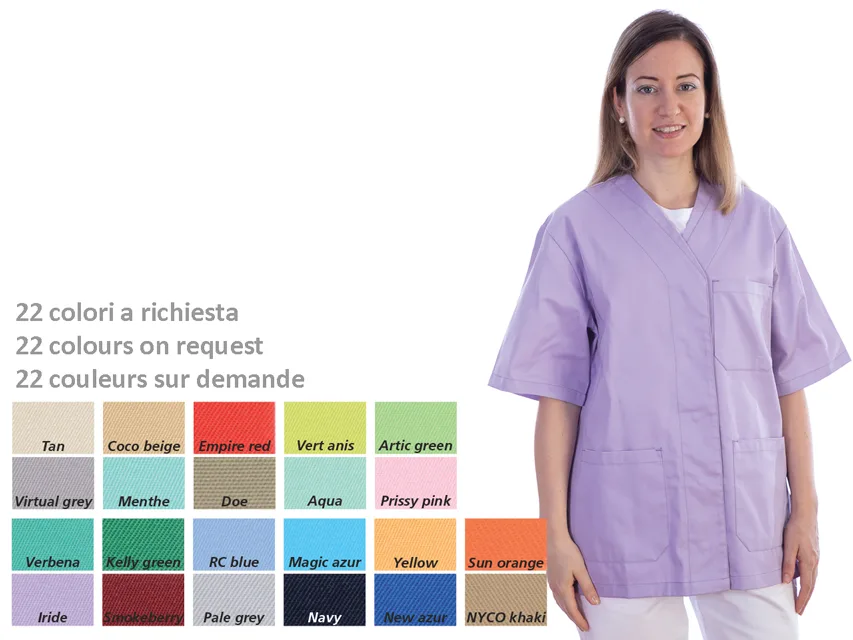 Jachetă cu nituri - bumbac/poliester - femei XS culoare la comandă