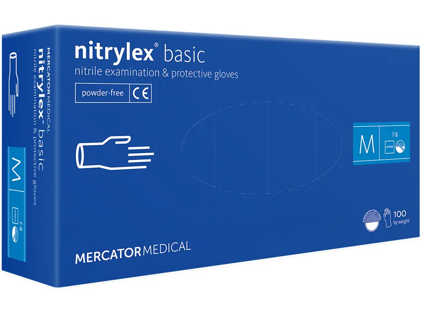 Mănuși din nitril NITRYLEX BASIC - mediu