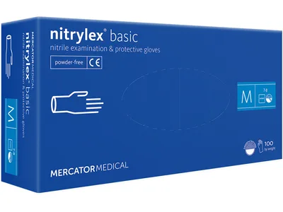 Mănuși din nitril NITRYLEX BASIC - mediu