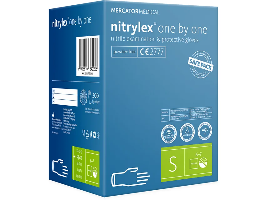Mănuși din nitril NITRYLEX CLASSIC ONE BY ONE - small