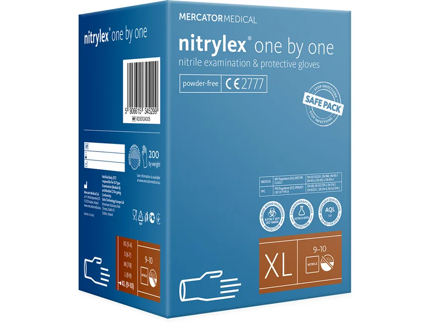 Mânuși din nitril NITRYLEX CLASSIC ONE BY ONE - extra large